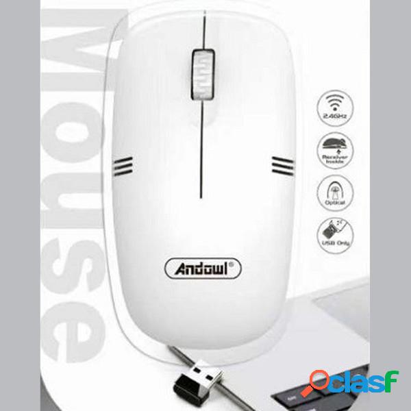 Trade Shop - Mouse Ottico Senza Fili Wireless 2.4ghz
