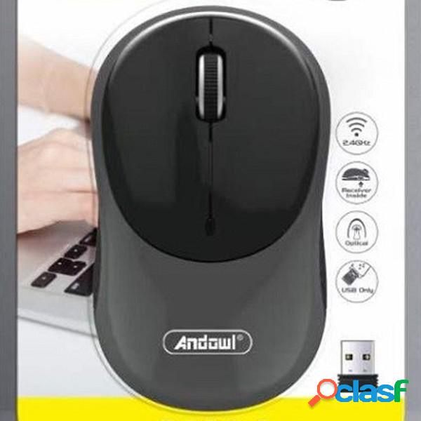 Trade Shop - Mouse Ottico Senza Fili Wireless Usb 3200 Dpi