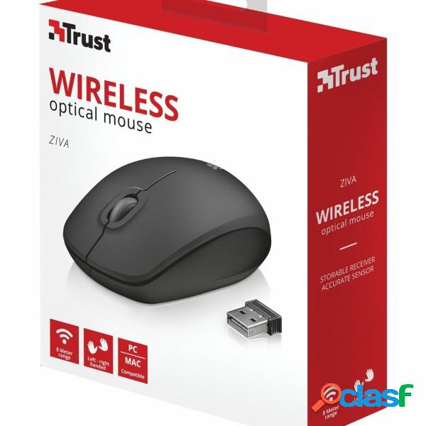 Trade Shop - Mouse Ottico Wireless Ambidestro Ziva Wireless