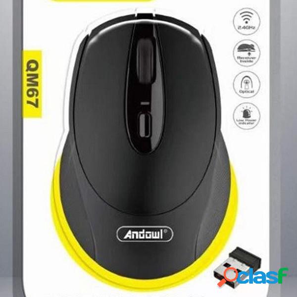 Trade Shop - Mouse Senza Fili Sensore Ottico Wireless 2.4ghz