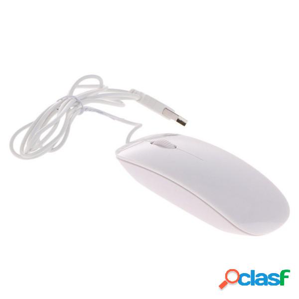 Trade Shop - Mouse Ultra Sottile Slim Cavo Usb 2.0