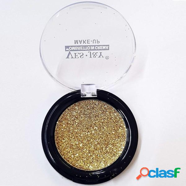 Trade Shop - Ombretto Crema Glitter Oro N01 Gel Luminoso