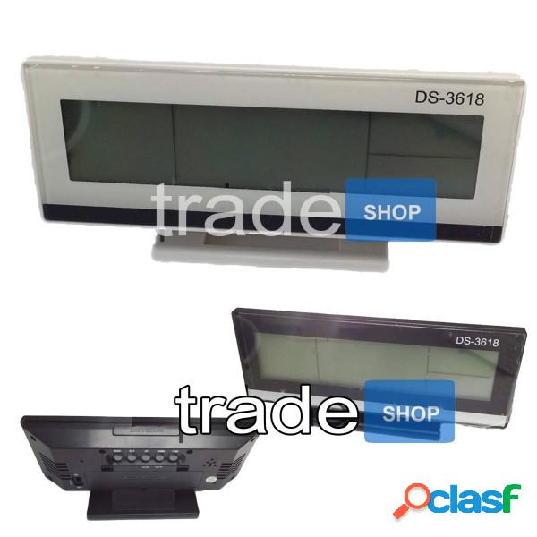 Trade Shop - Orologio Sveglia Datario Termometro Digitale Da