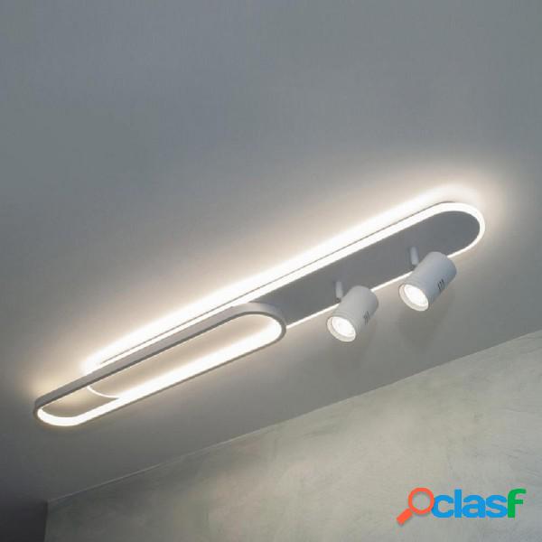 Trade Shop - Plafoniera Soffitto A Led 50w 2 Faretti Spot