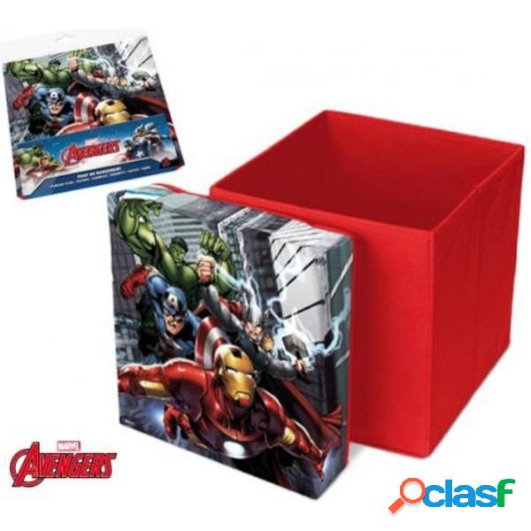 Trade Shop - Pouf Puff Box Contenitore Porta Giochi Avengers