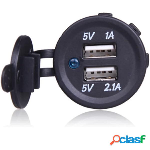 Trade Shop - Presa Di Ricarica 1a 2.1a 12v Moto Impermeabile
