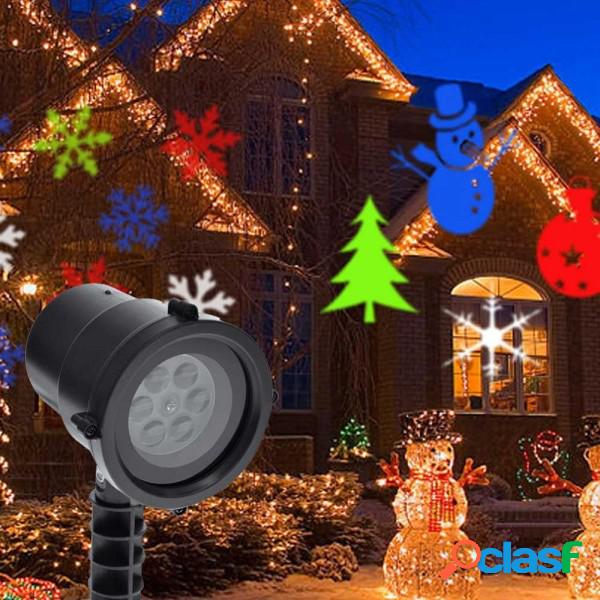 Trade Shop - Proiettore Laser Led Rgb Natale Per Esterno