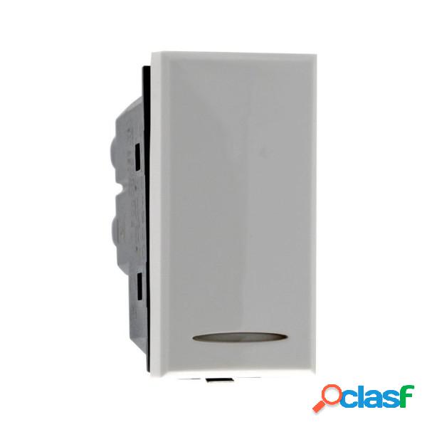 Trade Shop - Pulsante No 1p 16a Colore Bianco Compatibile