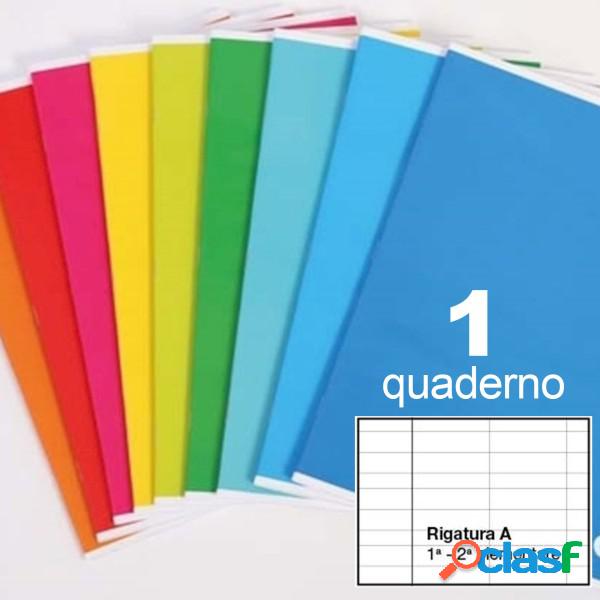 Trade Shop - Quaderno Maxi A4 A Righe Riga A 1 2 Elementari