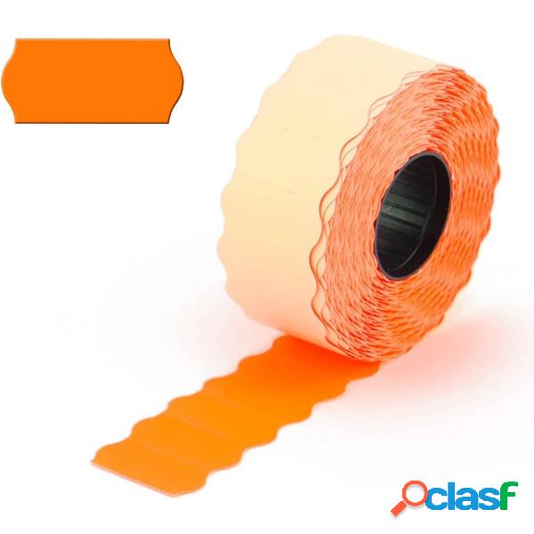 Trade Shop - Set 10 Rotoli Arancione Etichette Prezzatrice