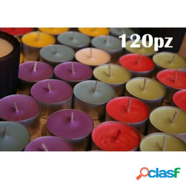 Trade Shop - Set 120 Pezzi Candele Colorate Assortite