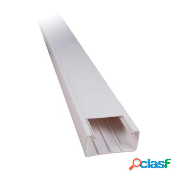 Trade Shop - Set 2 Canalina Passacavi In Plastica 2 Metri 12