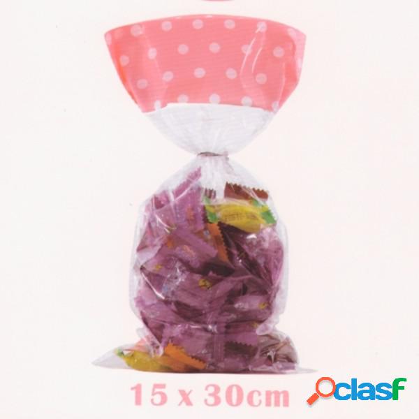 Trade Shop - Set 24 Pezzi Sacchetti Bustine Rosa Confetti