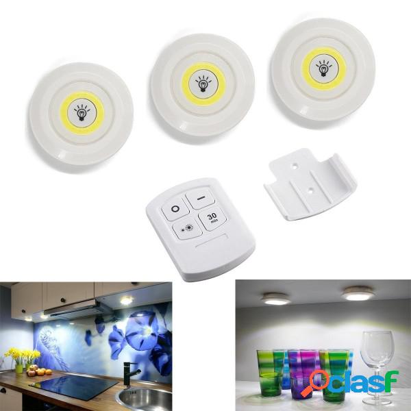 Trade Shop - Set 3 Luci Led Cob Illuminazione Con