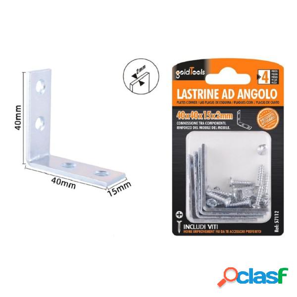 Trade Shop - Set 4 Pz Lastrine Ad Angolo Lastrina Angolare