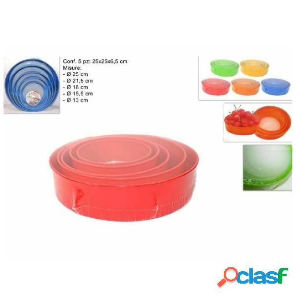 Trade Shop - Set 5 Pz Colini Setacci Colorati Assortiti