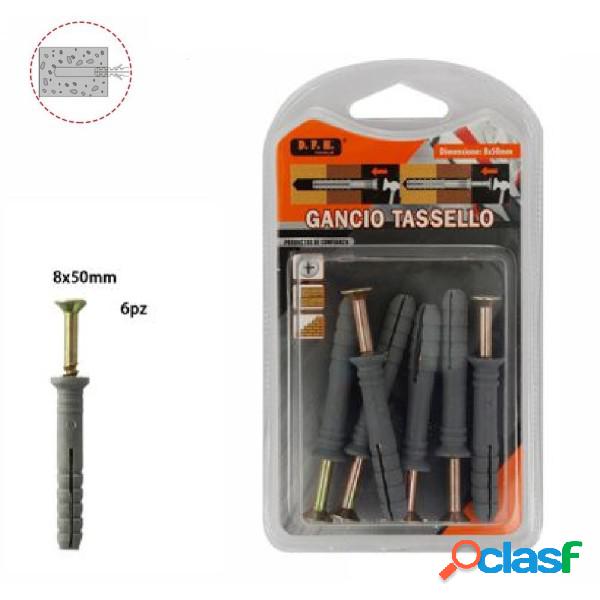 Trade Shop - Set 6 Pezzi Tasselli Fisher Viti Vite Chiodi
