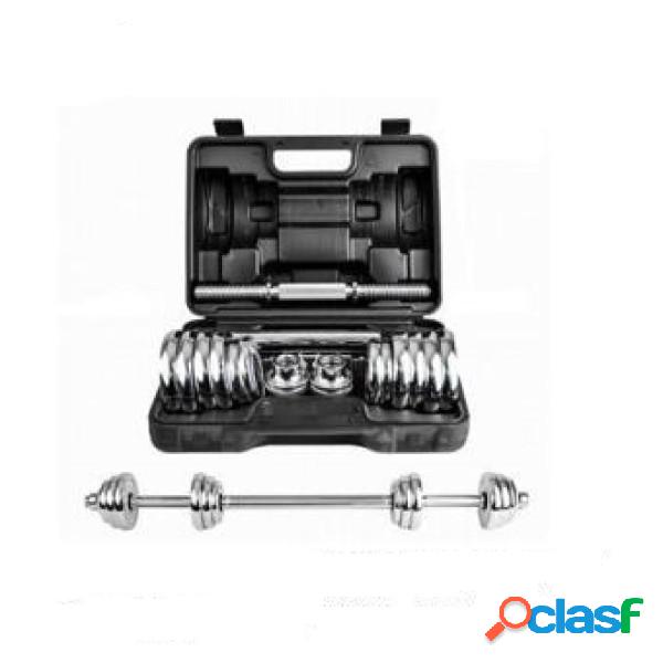 Trade Shop - Set Maniglie Manubri Dumbbell Bilanciere 30kg