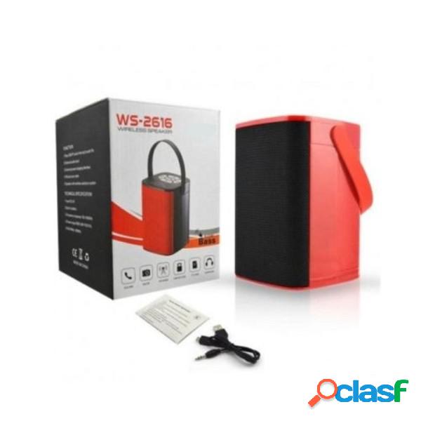 Trade Shop - Speaker Altoparlante Cassa Bluetooth Ws-2616