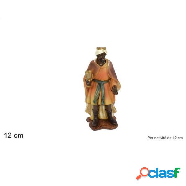 Trade Shop - Statuina Baldassarre 12cm Per Presepe In Resina