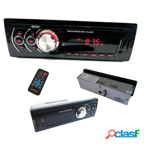 Trade Shop - Stereo Auto Autoradio 250w Aux Mp3 Usb Sd Radio
