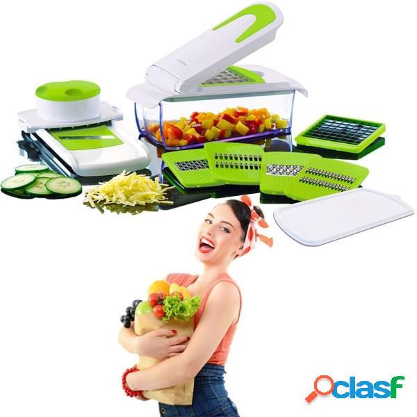 Trade Shop - Tagliaverdure 7 In 1 Frutta Trita Affetta Casa