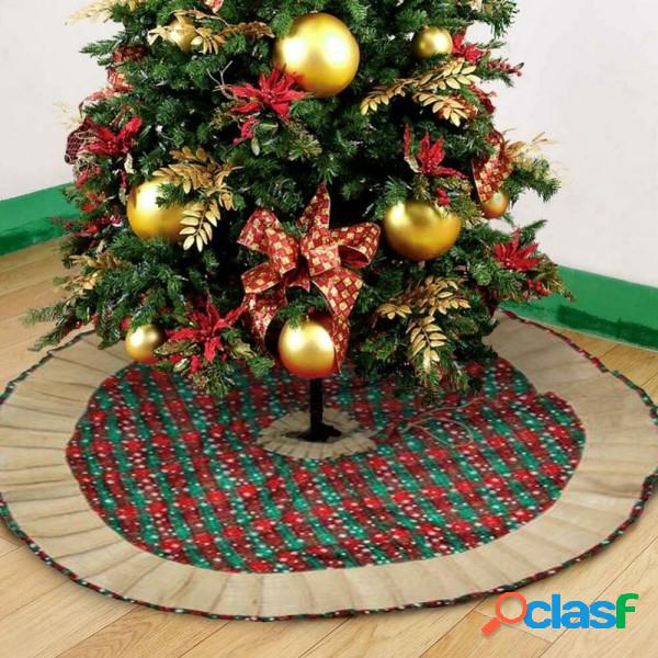 Trade Shop - Tappeto Gonna Copertura Base Albero Di Natale