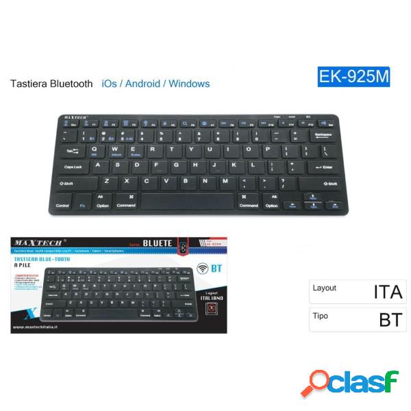 Trade Shop - Tastiera Bluetooth Keyboard Per Pc Tablet