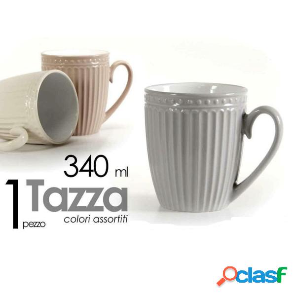 Trade Shop - Tazza Tazzina Caffè 340 Ml Organza Colazione