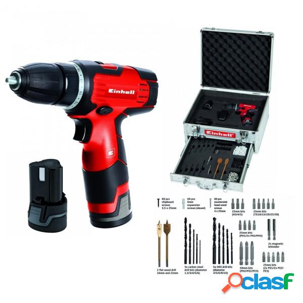 Trade Shop - Trapano Avvitatore Batteria 12v Litio Valigetta