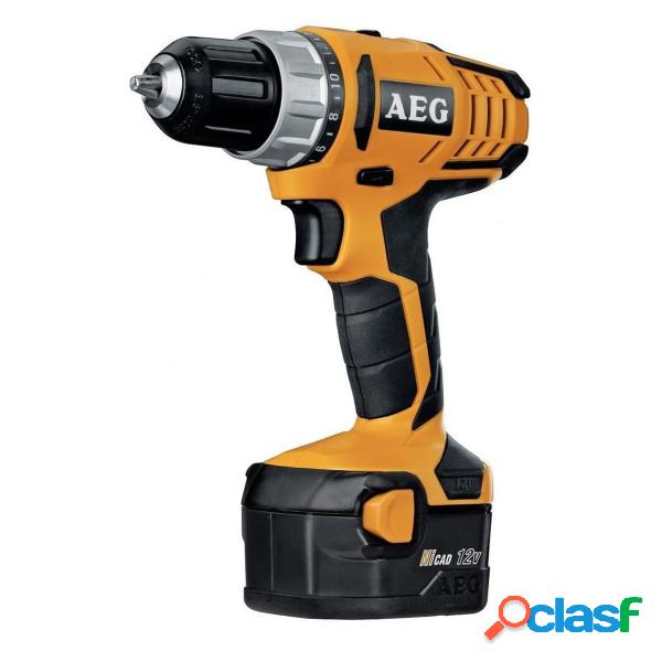 Trade Shop - Trapano Avvitatore Bs 12g2 Nicd Mandrino Fixtec