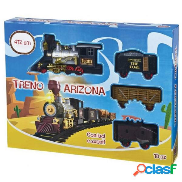 Trade Shop - Treno Arizona Modellino Classico Con Luci E