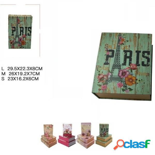 Trade Shop - Tris 3pz Scatola Box Confezione Regalo