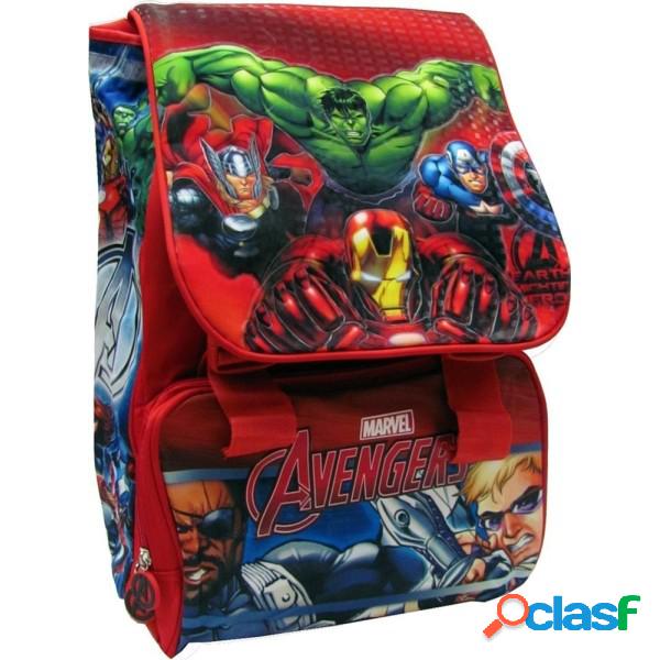 Trade Shop - Zaino Scuola Estensibile Avengers Marvel Kit