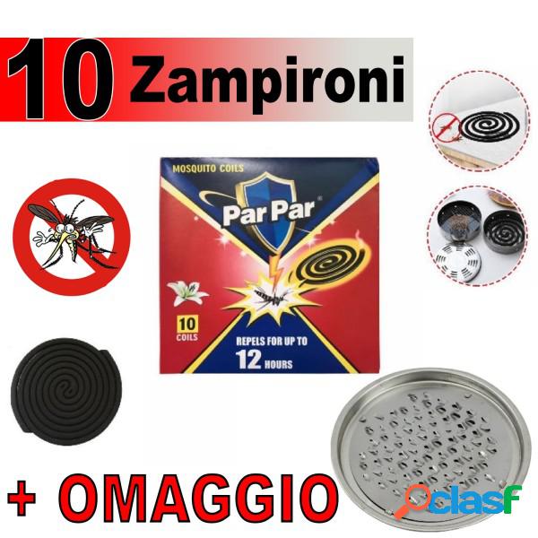 Trade Shop - Zampironi Profumati Spirali Incenso Repellente