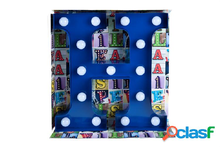 Trading group Lettera Circus Blu H bianco blu