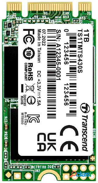 Transcend 430S 1 TB M.2 PCIe NVMe SSD 2242 M.2 SATA 6 Gb/s