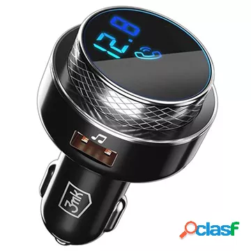 Trasmettitore FM 3MK Hyper Bluetooth / Caricabatteria per