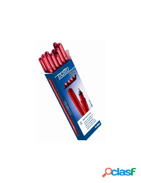 Tratto pen metal look rosso - diametro punta 0,5mm -