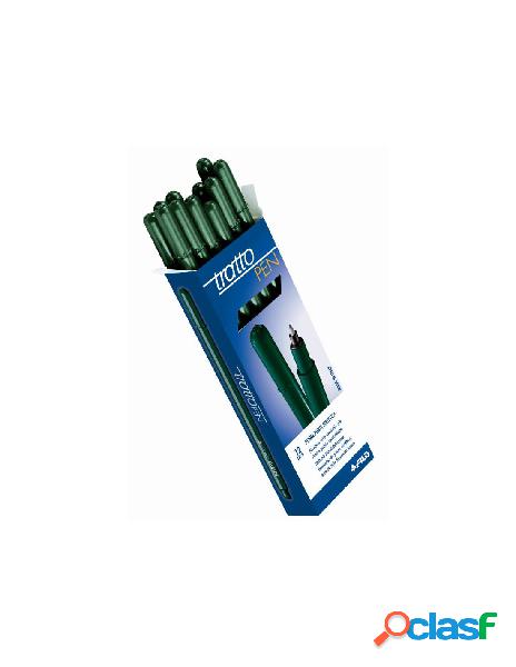 Tratto pen metal look verde - diametro punta 0,5mm -