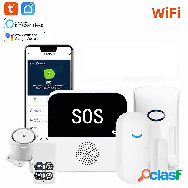 Tuya WiFi Smart Home Sistema di allarme Kit di protezione di