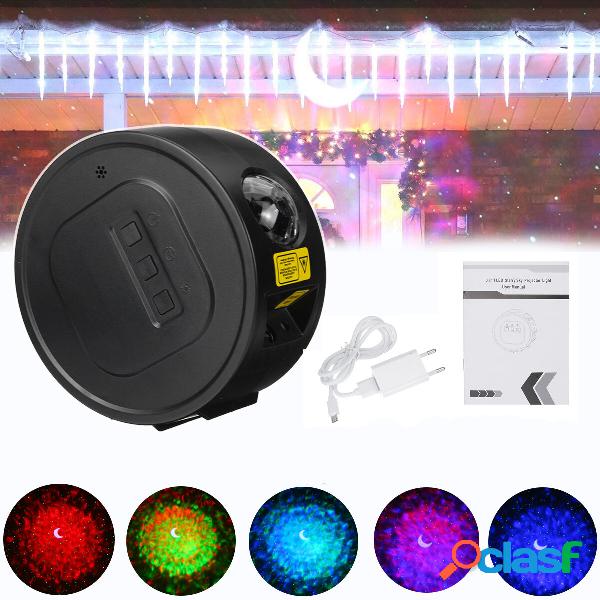 USB LED Star proiettore Night Light 6 colori Ocean Wave