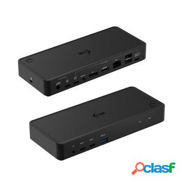 Usb-c/thunderbolt kvm docking station dual display + power