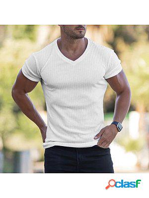 V-neck Running Short-Sleeved T-shirt