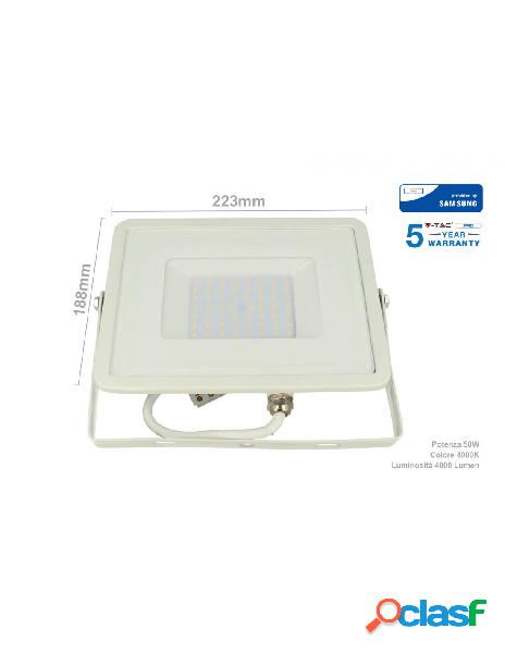 V-tac - faro led flood light 50w ip65 bianco freddo super