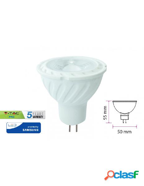 V-tac - lampada led mr16 6,5w 12v 110 gradi bianco caldo