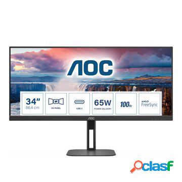 V5 u34v5c/bk 34" 4k ultrawide quad hd lcd nero