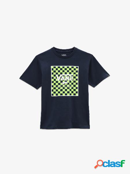 VANS T-shirt PRINT BOX con logo a maniche corte BLU