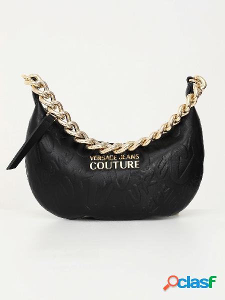 VERSACE JEANS COUTURE Borsa a spalla RANGE con logo goffrato