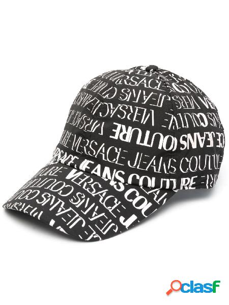 VERSACE JEANS COUTURE Cappello con visiera e logo all over